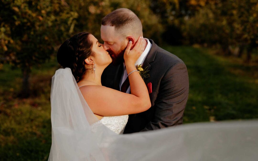 Ashley & Jeff’s Rustic Fall Wedding at Smith Barn at Brooksby Farm
