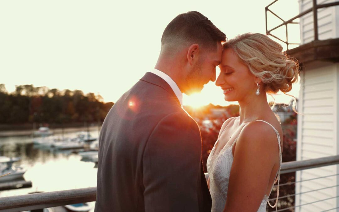 Doug & Julianne’s Elegant Waterfront Wedding at Danversport | North Shore Fall Wedding